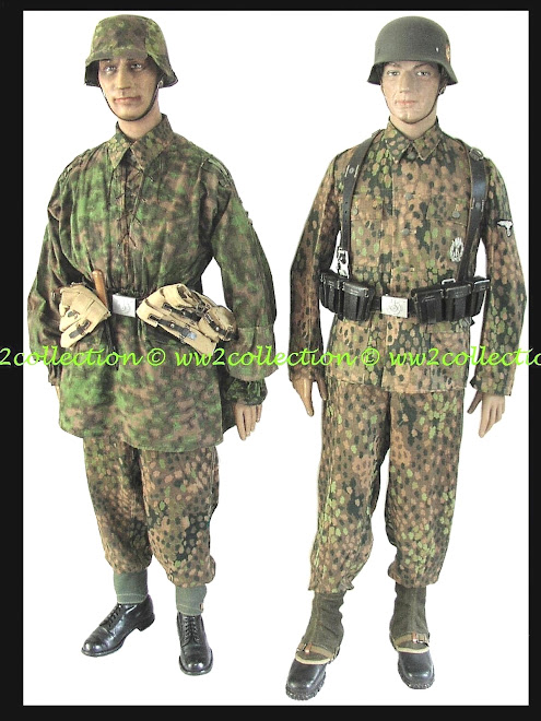 Tarnuniform SS 1944 Drillich, HBT Waffen-SS Camo Uniform, Normandie, Bastogne, Arnhem WWII