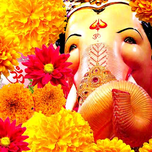 Flowers and Leaves used in Ganesh Puja Hindu Blog