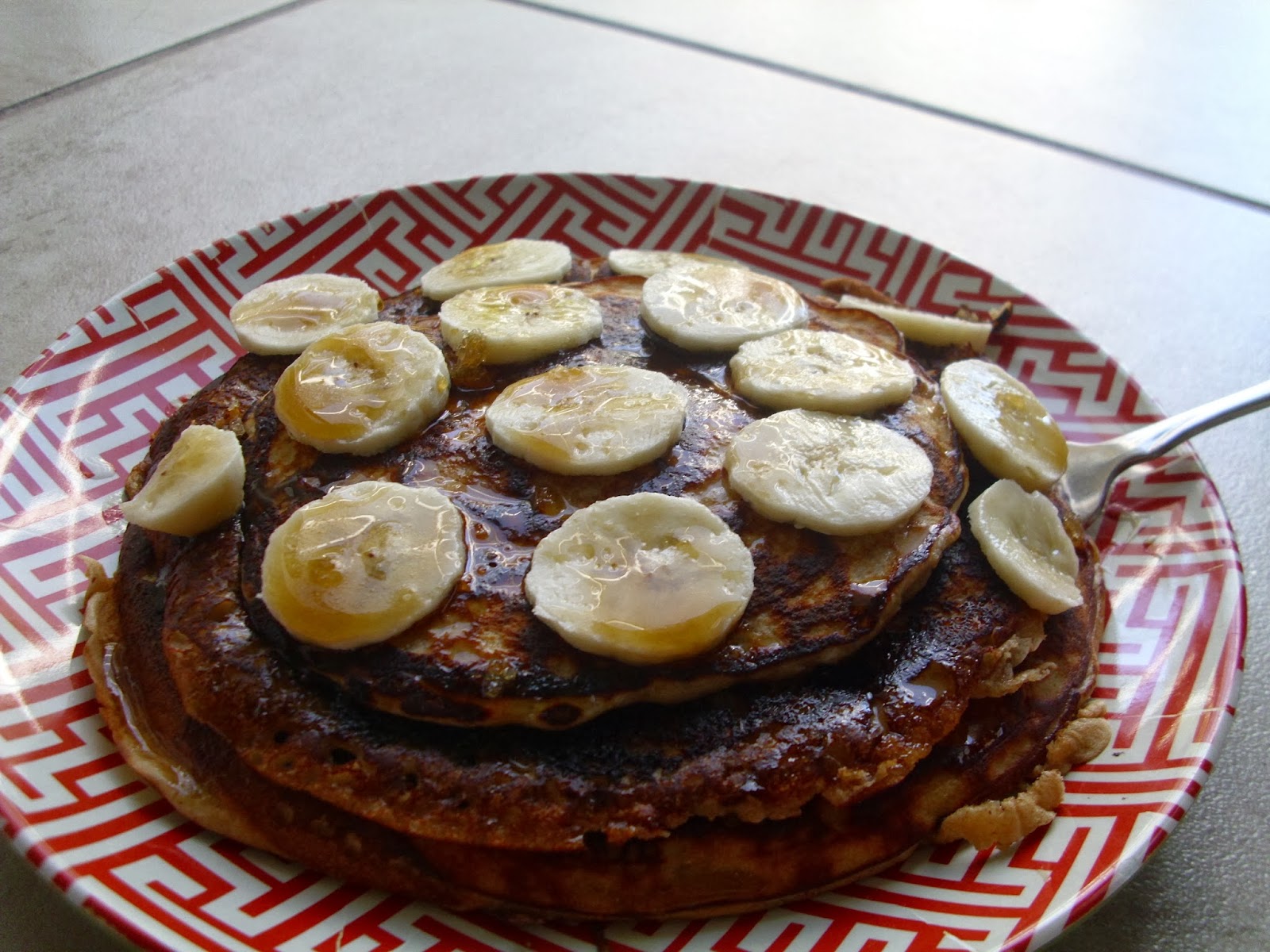 Fit 2 Be Banana Bread Protein Pancakes