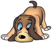 sábado, 23 de junio de 2012 perros olfateando dibujos de colores como ilustracion vectorial