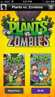 Lawnmageddon! comic from Plant vs Zombies now available on iOS devices for free as a promo, download now!