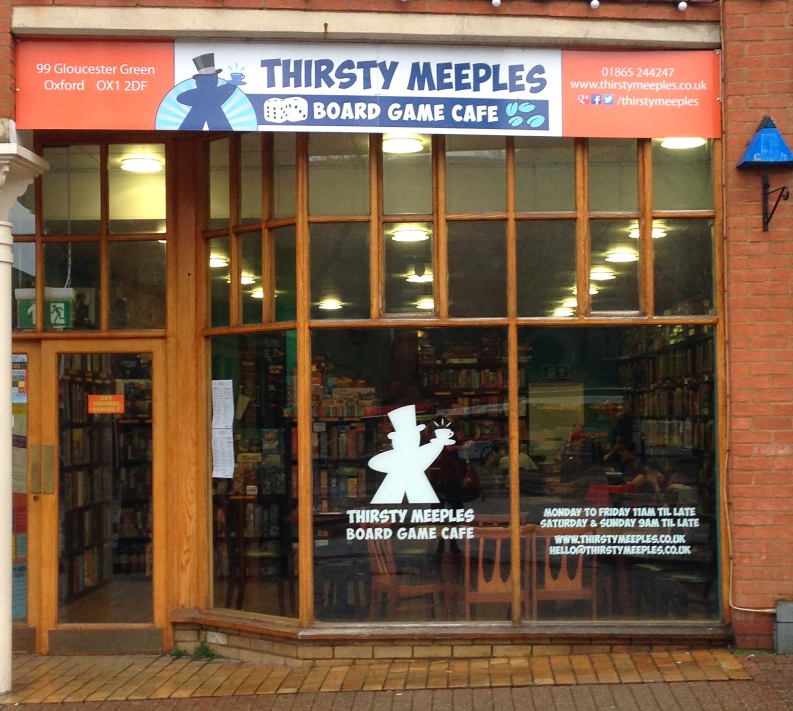 Oxford Daily Photo Thirsty Meeples Board Game Cafe