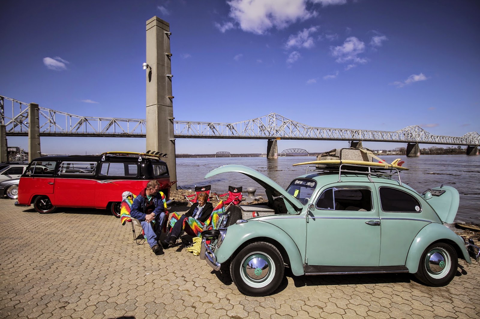 Matt Herp Photojournalist Water by the Bridge Car Show