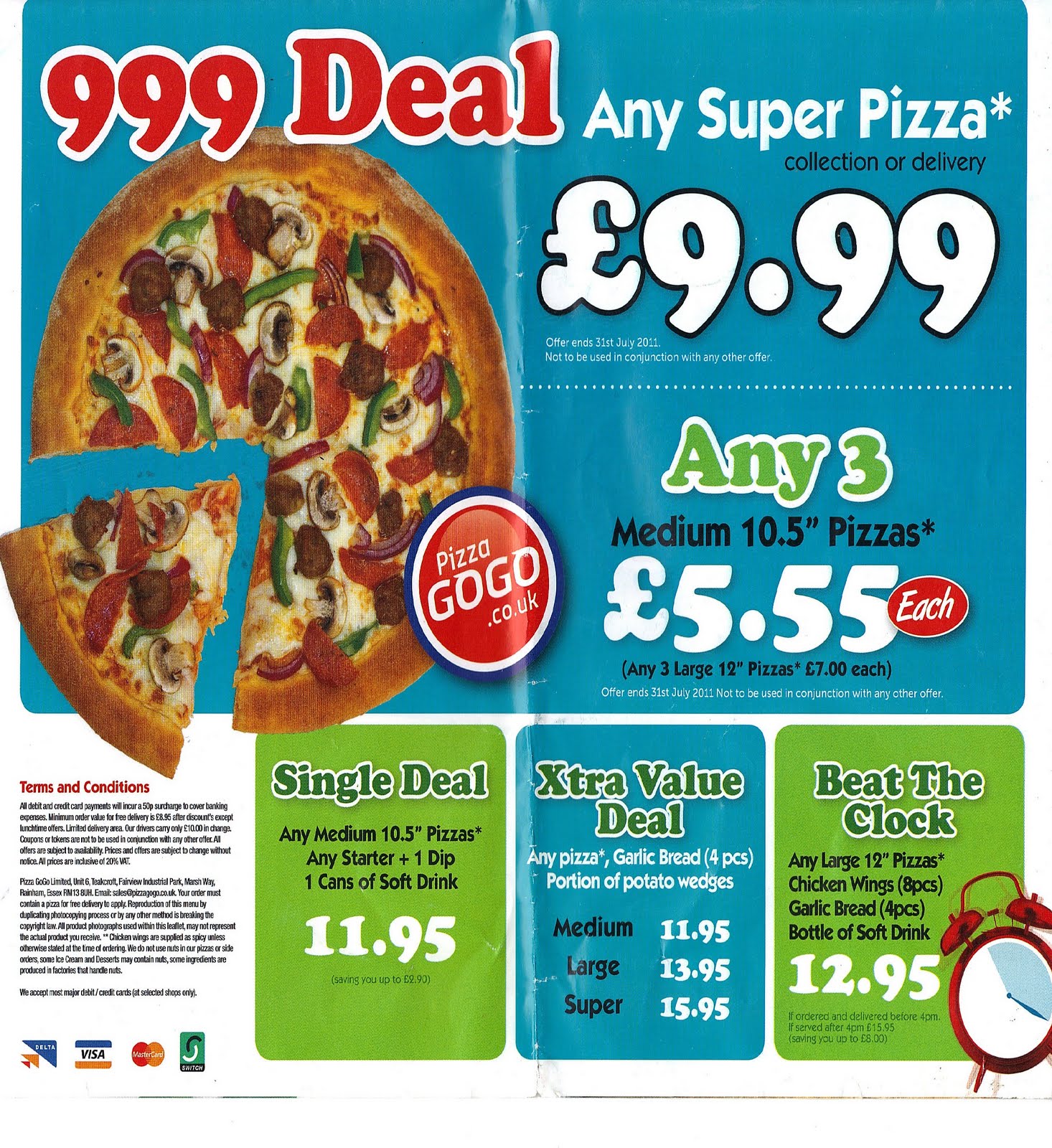 noticeboardposts(London UK) Pizza GoGo