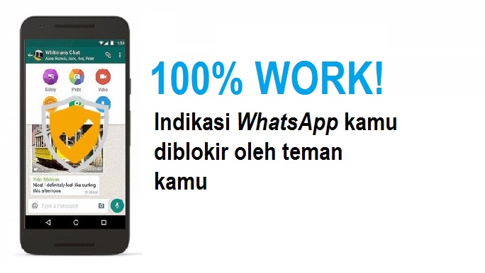 100% WORK! 3 langkah ampuh membuka blokiran whatsapp dari teman