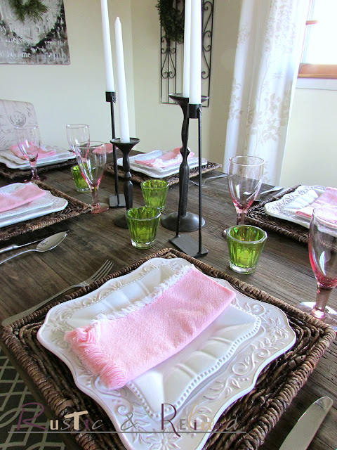 Pink & White Spring Tablescape Ideas