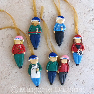 Meet My Family Custom Polymer Clay Ornaments | livingwiththreemoonbabies.blogspot.com