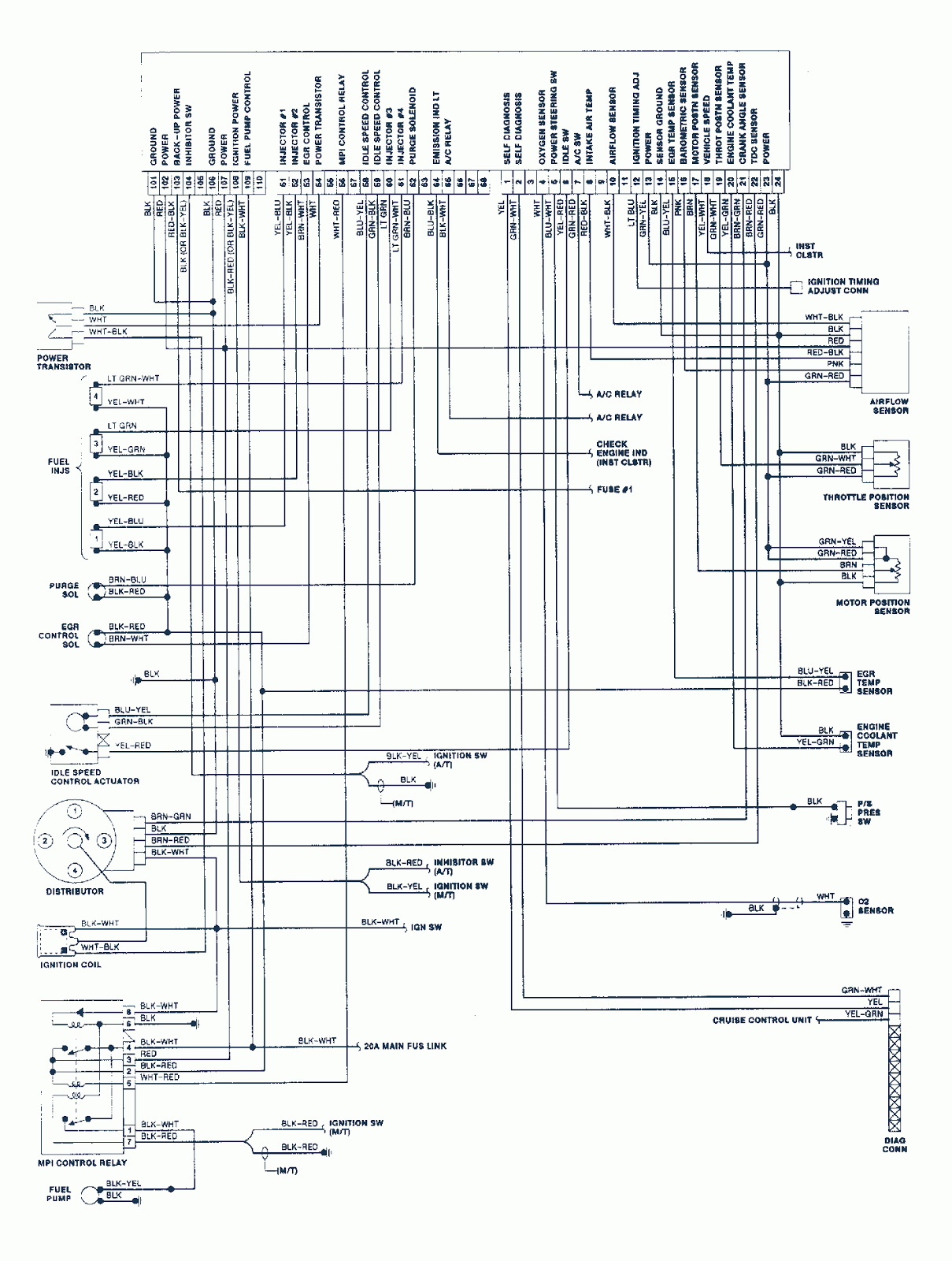 1990 Dodge Colt Vista Wiring Diagram | Wiring And Schematic 1990 dodge spirit wiring diagram 