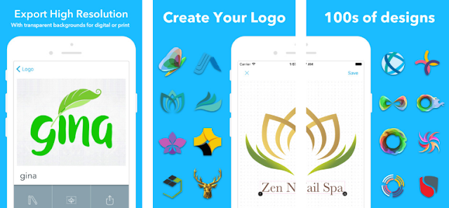 برنامج تصميم شعارات للايفون Logo Maker