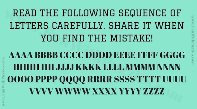 Find The Mistake: Finding Mistake Picture Puzzle