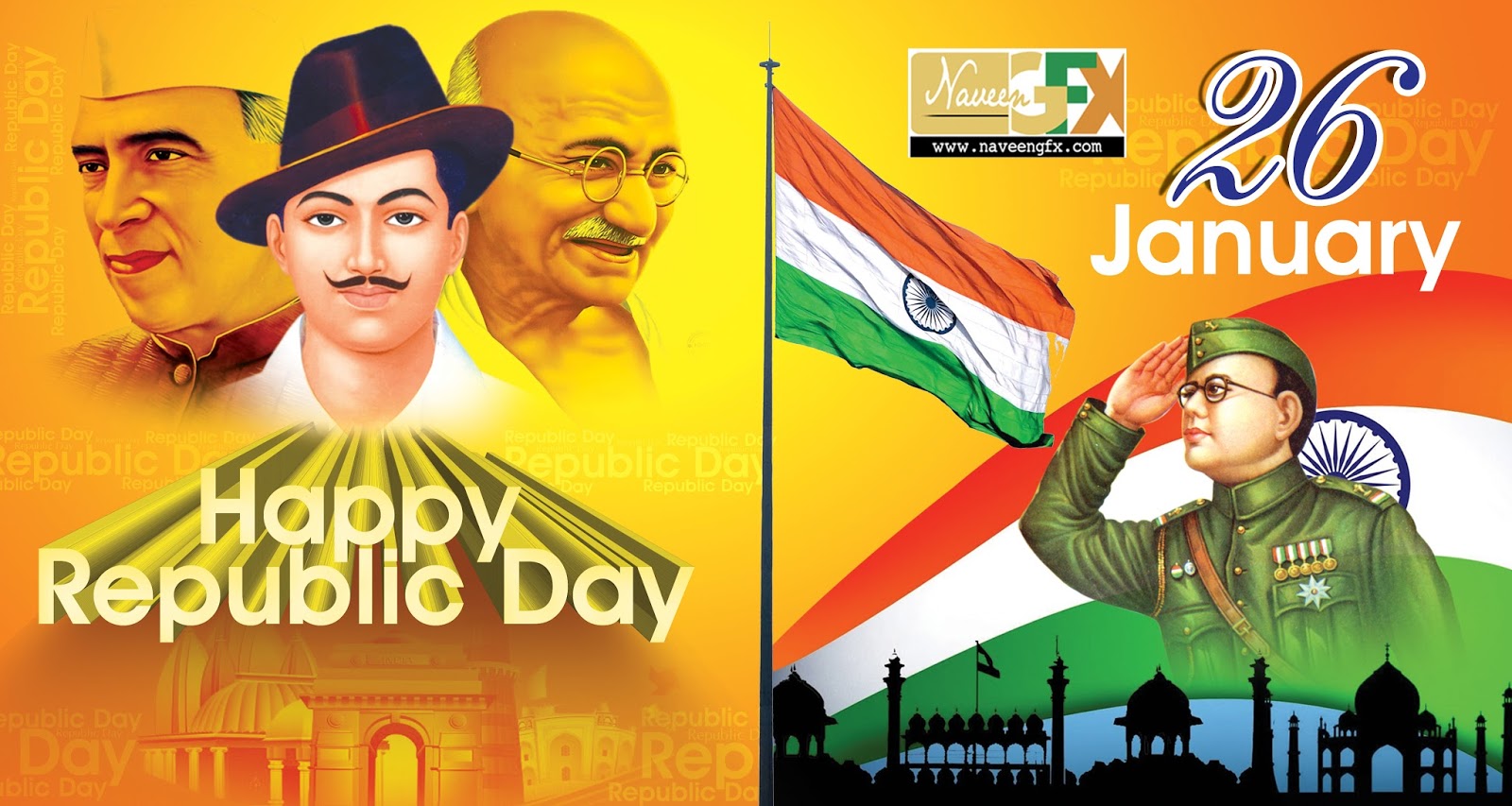 Republic Day Banner Psd Template Free Downloads With Freedom