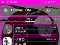 BBM Transparan Pink Line Versi 2.10.0.31 apk