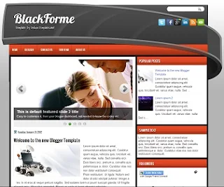 Blogger BlackForme Template