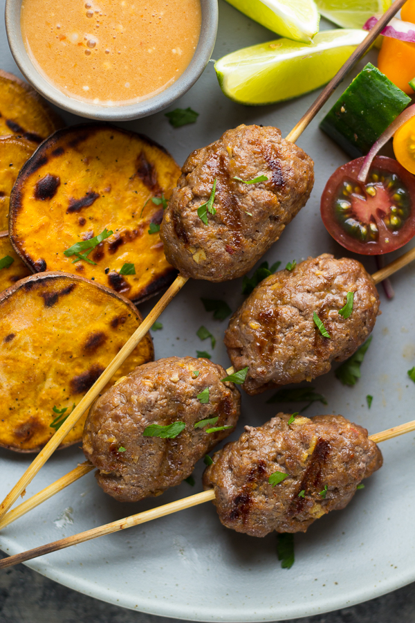 Grilled Beef Kofta with Coconut Sauce - The Best Recipes