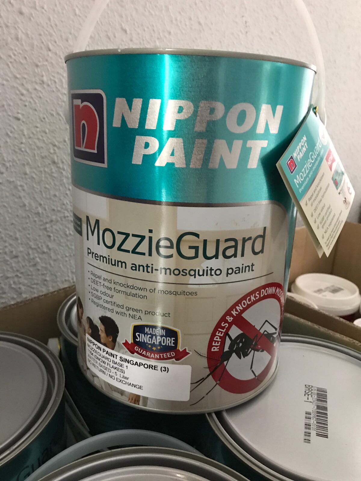 EXCLUZIF the sequel Nippon Paint MozzieGuard for my walls!