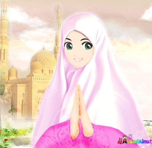KUMPULAN GAMBAR CEWEK CANTIK BERJILBAB Gambar Kartun Muslimah Wanita Cantik Memakai Jilbab 