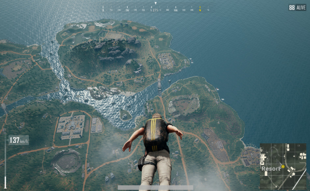 landing PUBG Mobile