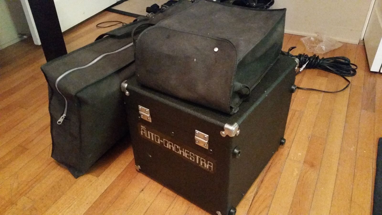 MATRIXSYNTH Vintage MTI Auto Orchestra Drum Machine with Bass Pedals