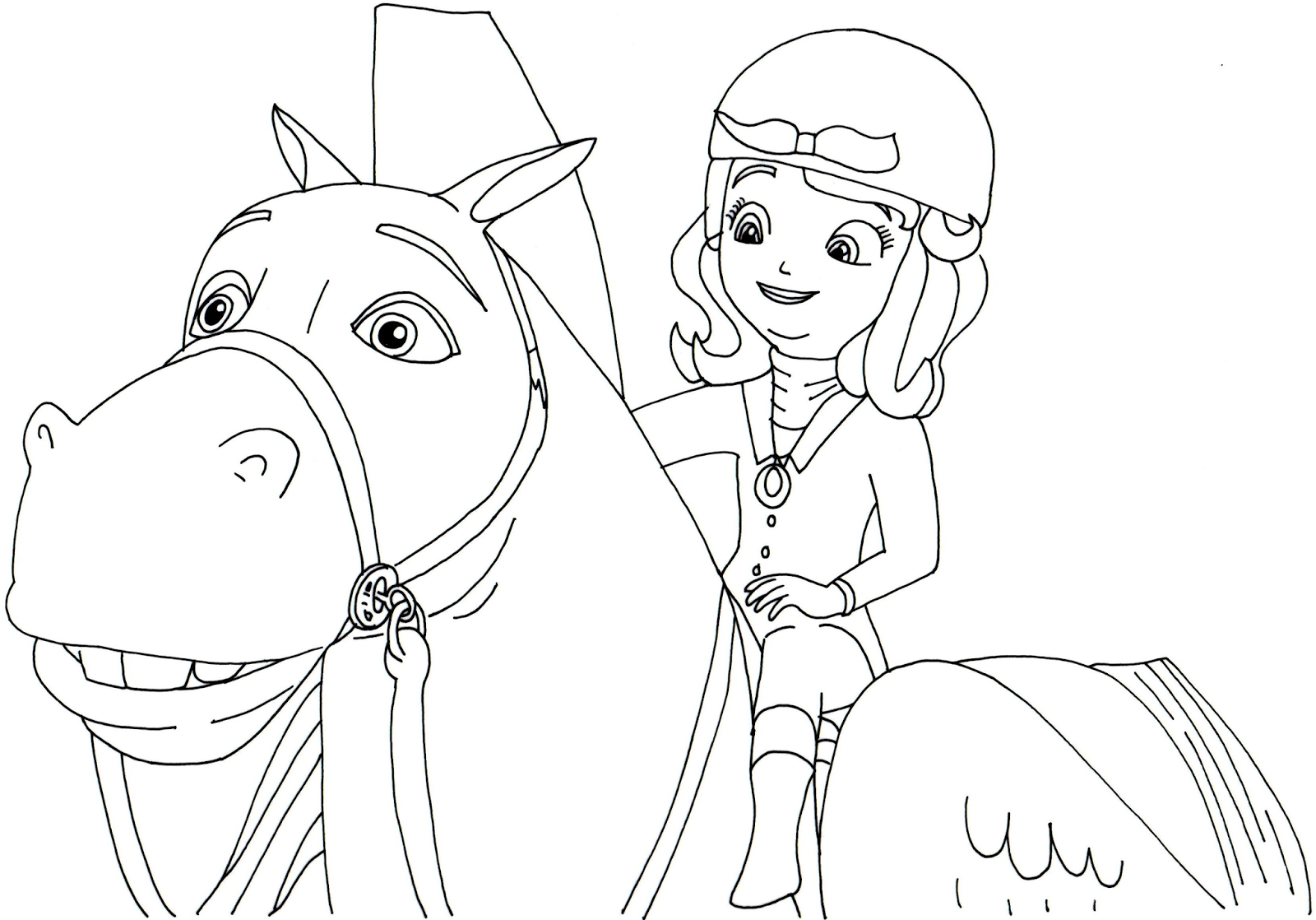 Sofia The First Coloring Pages Minimus And Sofia The First Coloring Page