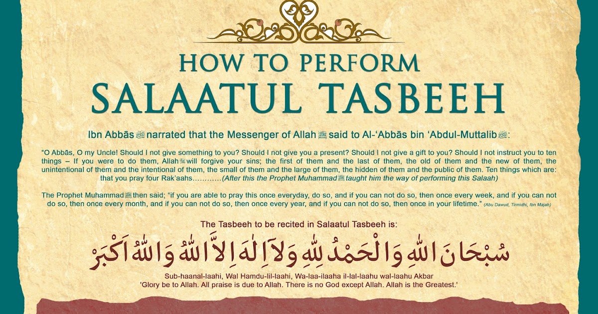 How To Pray Tasbeeh Namaz  How To Pray Namaz