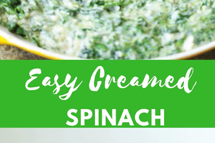Easy Creamed Spinach #christmas #breakfast