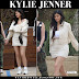 Kylie Jenner in cream cropped jacket and cream denim mini skirt in Malibu on May 19