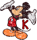 Alfabeto brillante de Mickey Mouse K.
