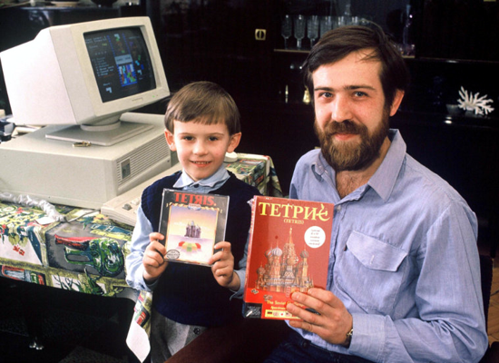 Alexey Pajitnov and son