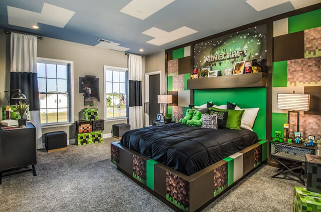 Minecraft Bedroom Set 10 Creative Ways Minecraft Bedroom Decor Ideas In Real Life - Minecraft Bedroom Set