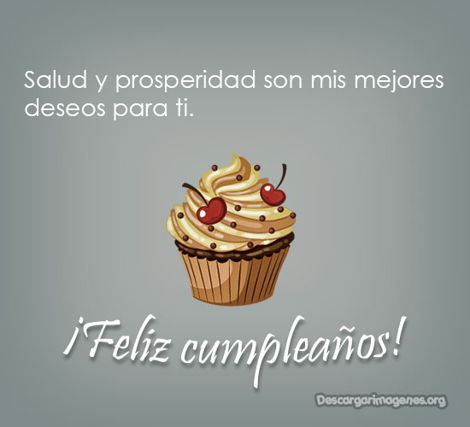 Palabritas de cumpleaños para compartir.