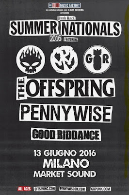 Offspring - Pennywise - Good Riddance - Italia 2016