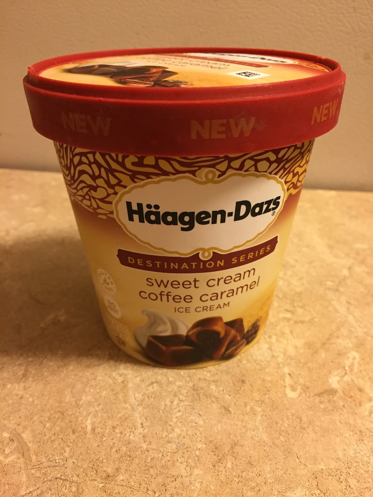 Haagen Dazs Destination Series Sweet Cream Coffee Caramel