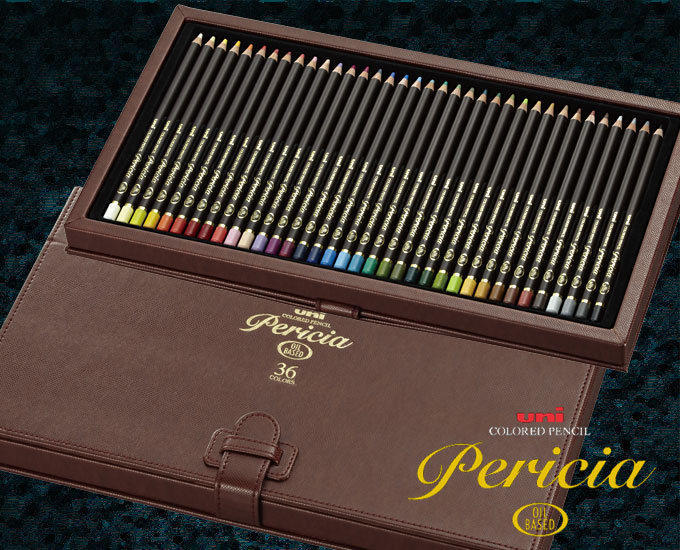 三菱鉛筆　色鉛筆 uni ユニ Pericia ペリシア 36色、新品未使用品 Netshop.Too - ユニ カラードペンシル<ペリシア> 色鉛筆 36色セット