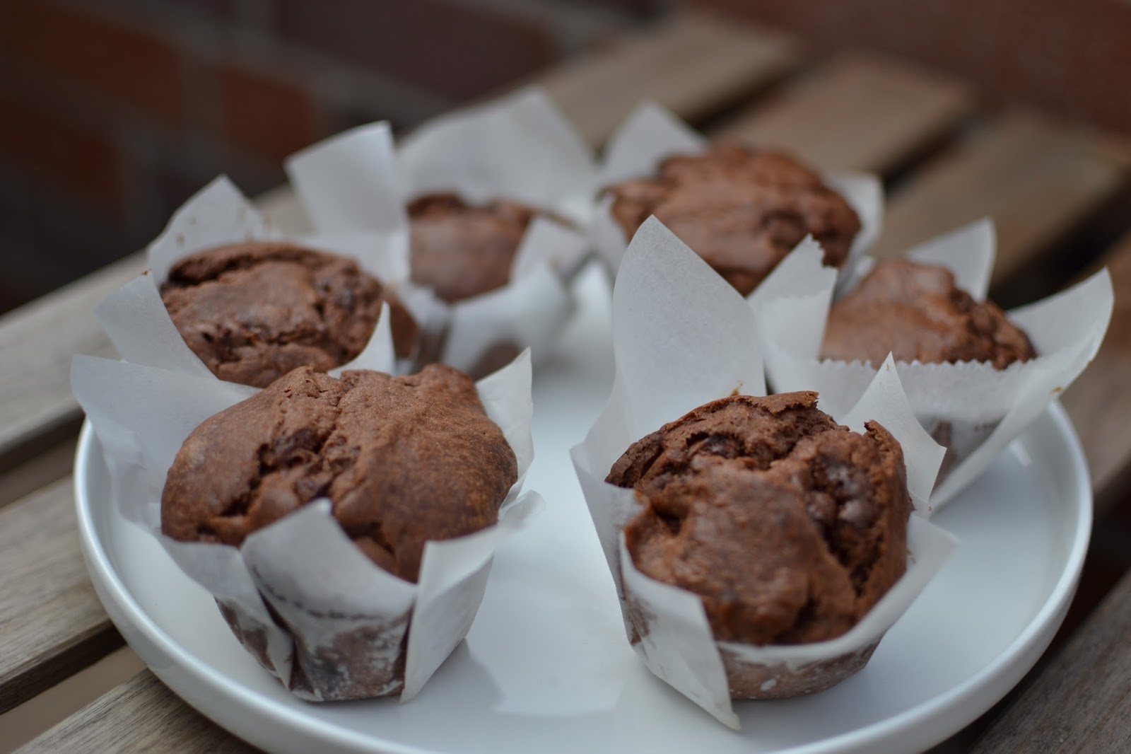 Čokoládové muffiny s Crème fraiche / Schokomuffins mit Crème fraiche ...