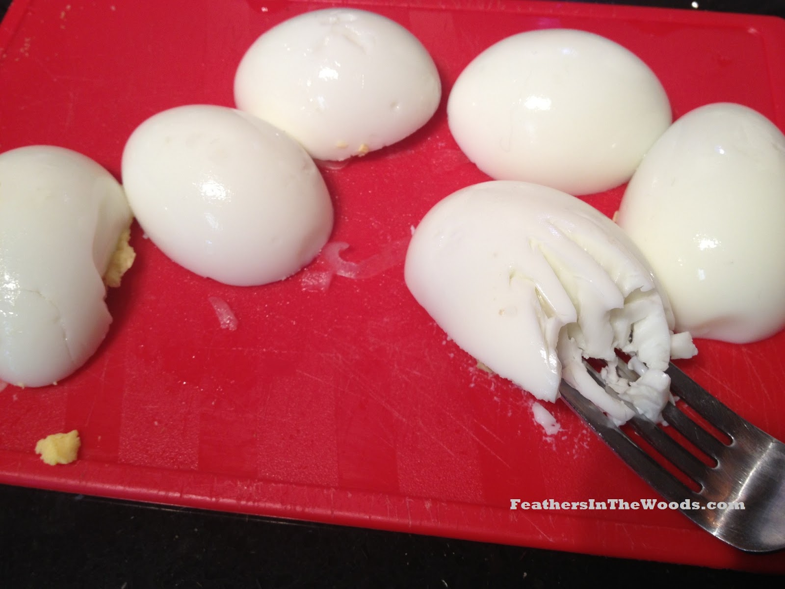 Chop boiled eggs the easy way! Murano Chicken Farm