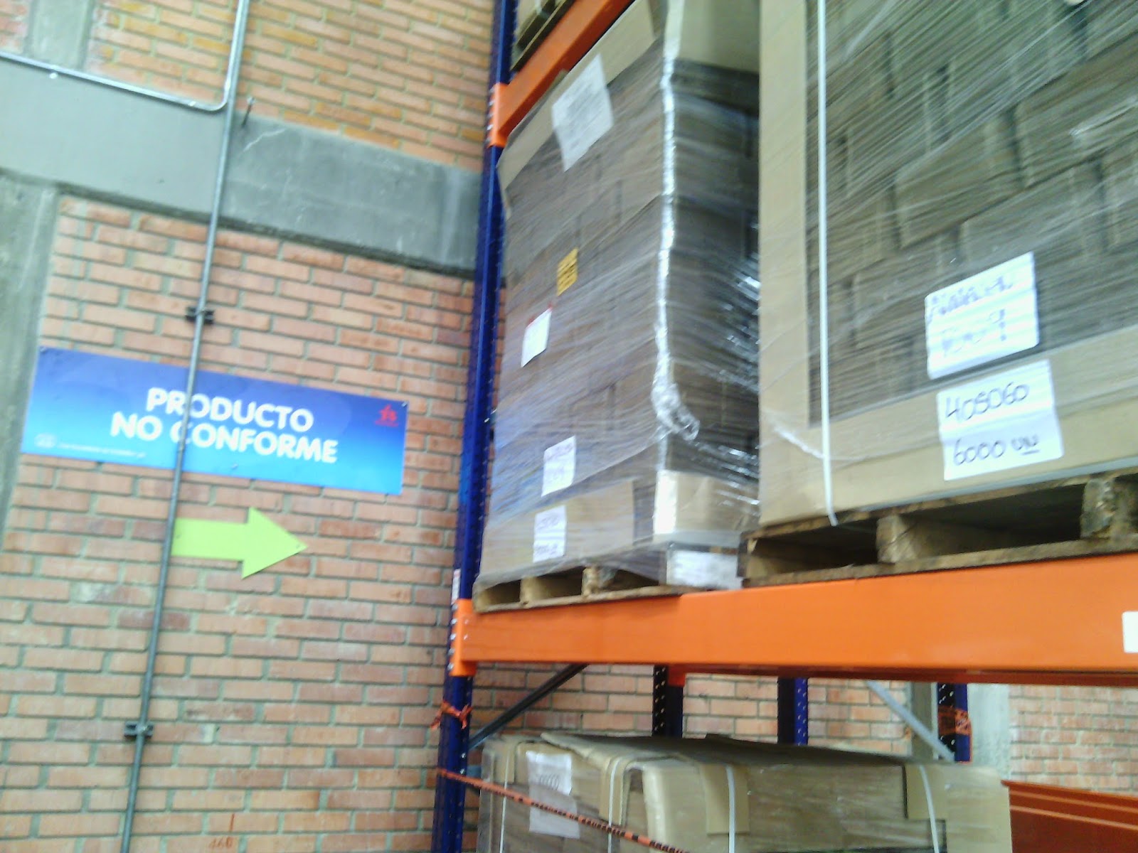 PRODUCTO NO CONFORME