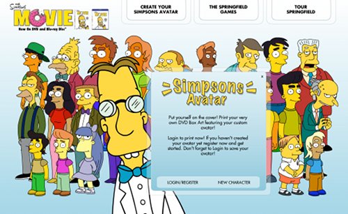 créer avatar Simpsons