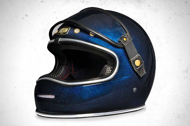 Riding Gear - Big Bore Flake Azul Helmet
