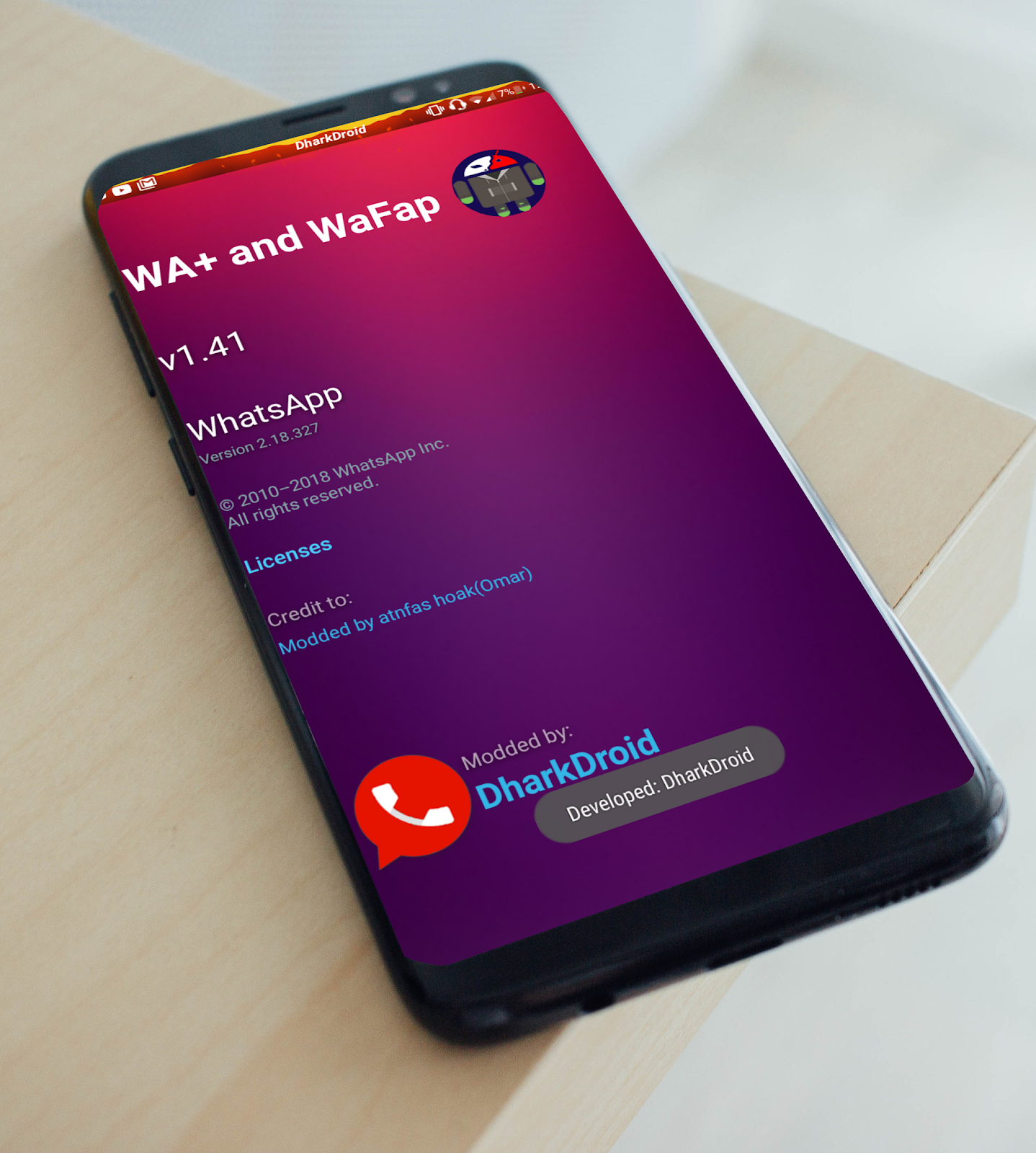 WhatsApp Plus v1.41 Latest Version Download Now By DharkDroid
