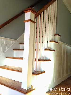 Mission Style Staircase