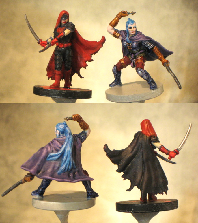 tasty monkey brains WIP Painted Castle Ravenloft figures