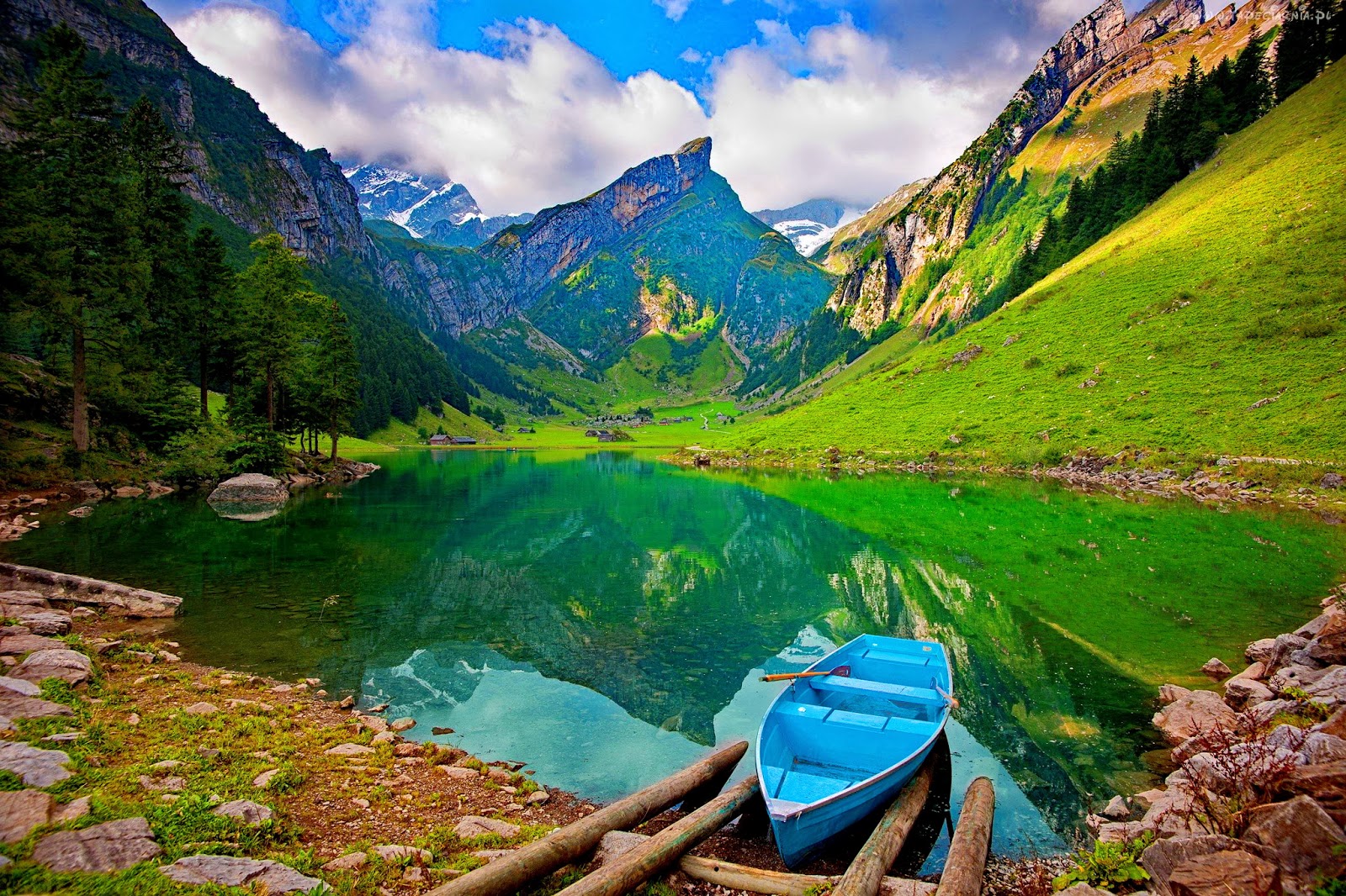 Wow Beautiful Mountain Lakes Wallpaper Download Lakes Hd Wallpaper
