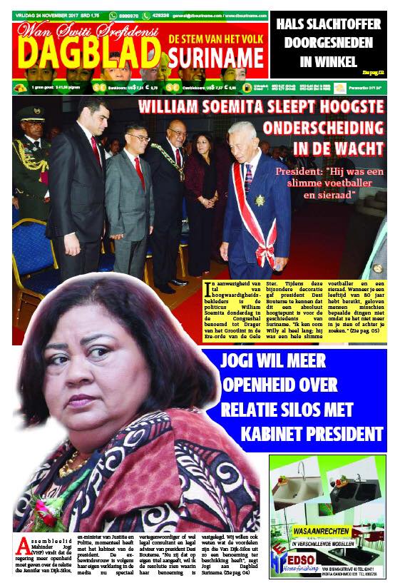 SURINAME MIRROR - Kwalitatief de beste!: Jogi (VHP) wil meer ...