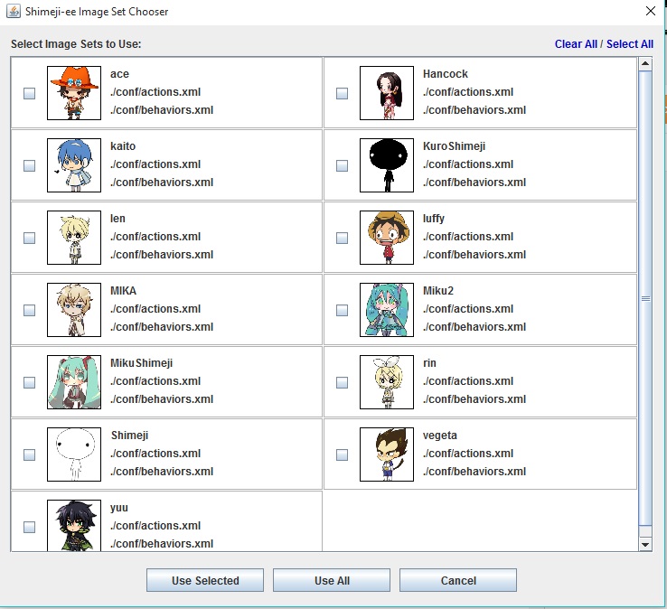 CariAguilar Shimejis pack!
