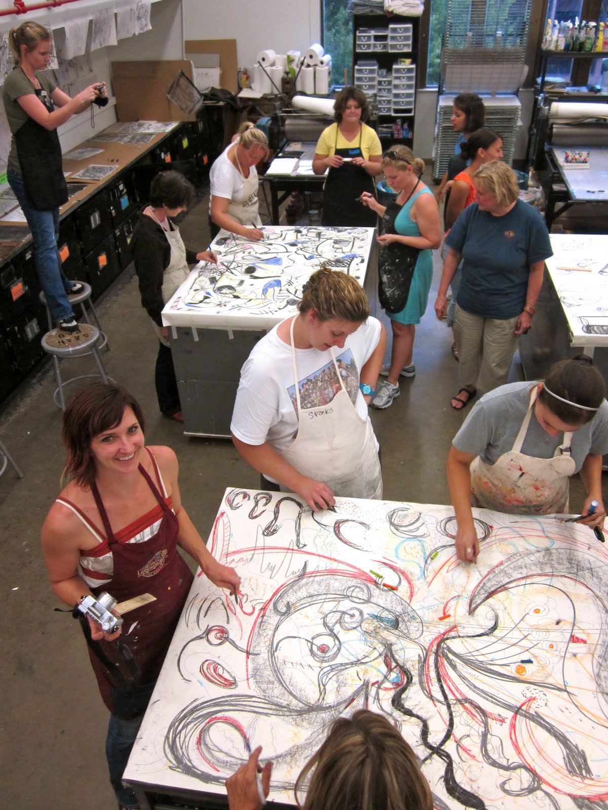 A Sense of Place printing with large ink slabs