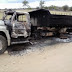 BAHIA / UTINGA: Caçamba é incendiada próximo ao povoado do Mocambo, a suspeita que tenha sido criminoso