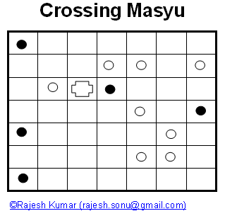 Logical Puzzles: Crossing Masyu