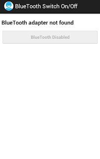 Android Bluetooth Switch on/off programmatically