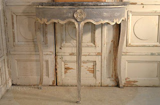 Consolle antica di colore grigio Consolle,
