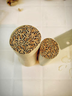 My leopard print cane created from polymer clay, Animal prints handcrafted by Lottie of London